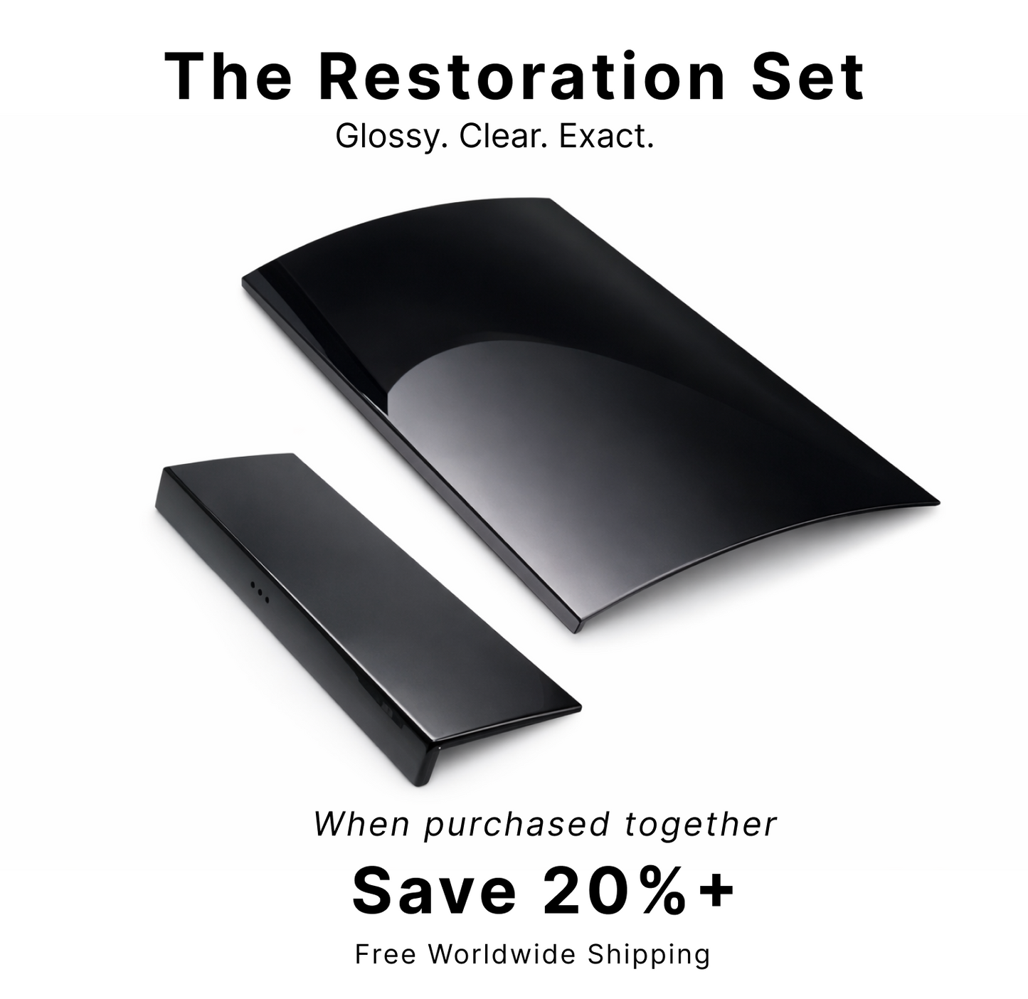 PS3 Launch Model Restoration Set – Console Lid + Card Reader Cover Replacement Delid Tool