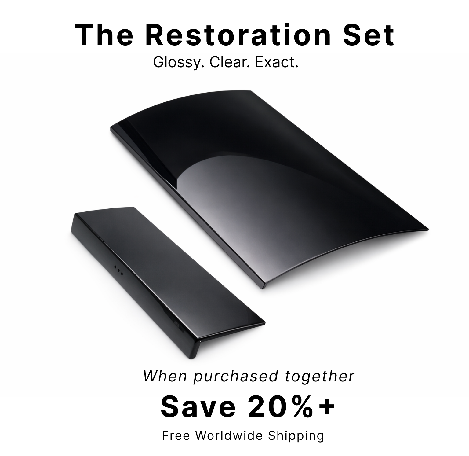 PS3 Launch Model Restoration Set – Console Lid + Card Reader Cover Replacement Delid Tool