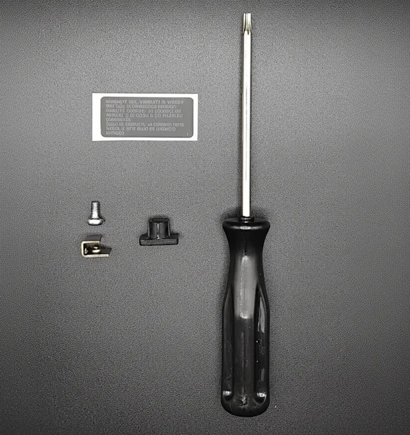 Security Bundle – T10 Driver, Screw, Rubber Cap & Warranty Sticker Delid Tool