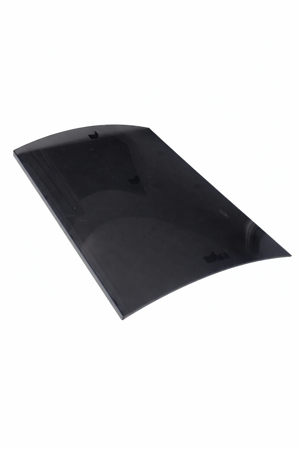 Relid Classic console lid glossy transparent finish angled view