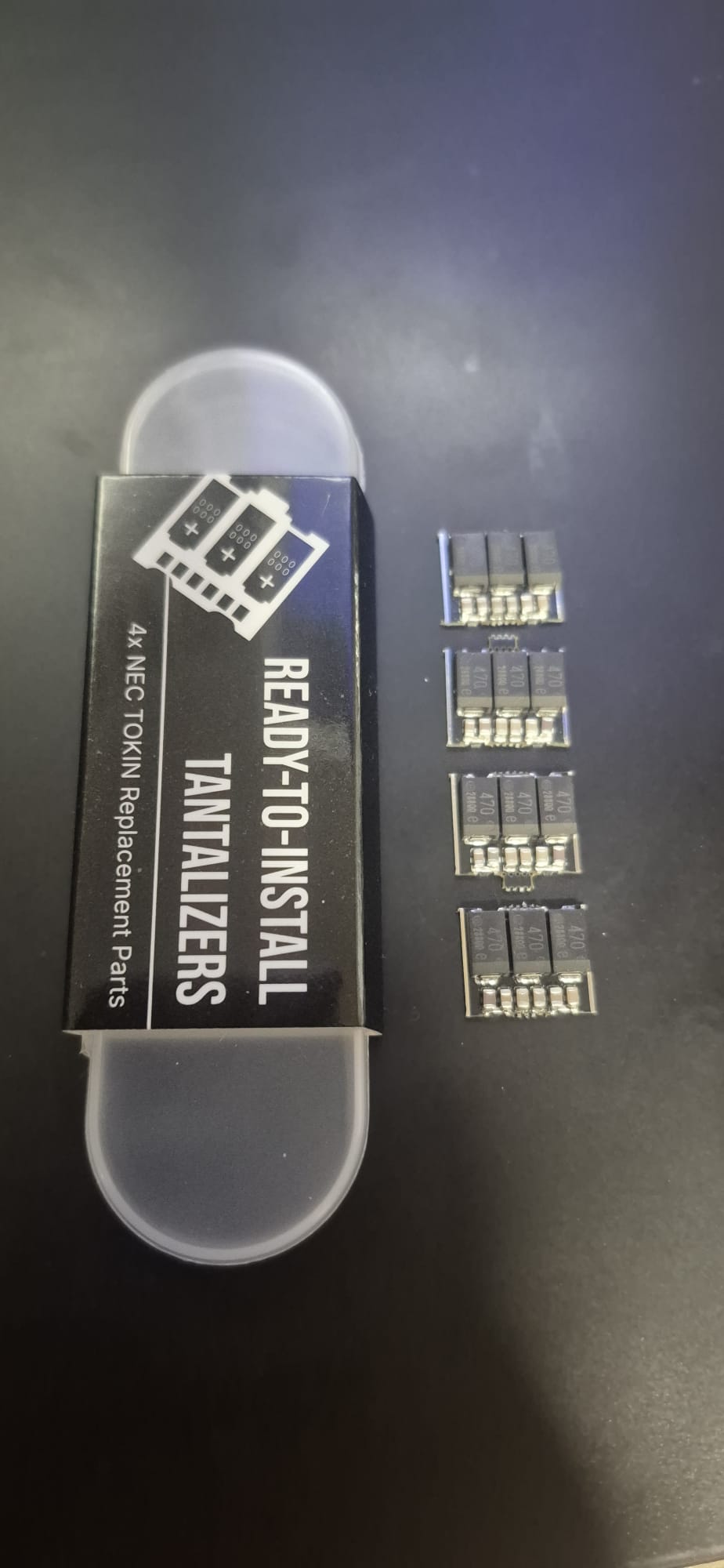 4x Tantalizer NEC Tokin Replacement  – Fix YLOD Error Codes 1002 & 1001 Delid Tool